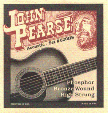 John Pearse 620HS Phosphor Bronze Acoustic Guitar High Strung 12-30