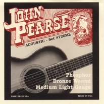 John Pearse 720ML Phosphor Bronze Acoustic Guitar Strings Med Lt 13-52