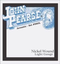 John Pearse 960L Nickel Plated Acoustic Guitar Strings Light 12-54