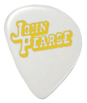 John Pearse Studio Flat Pick 1.14mm Extra Heavy Gold, One Pick