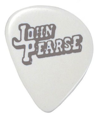 John Pearse Studio Flat Pick 1.40mm Super Heavy Silver, One Pick