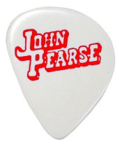 John Pearse Studio Flat Pick .50mm Thin Red, One Pick