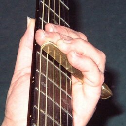 John Pearse The Edge, Brass Guitar Slide