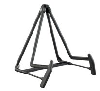 K & M Heli 2 Black Acoustic Classical Guitar Stand 17580, 5 3/8in. Arm