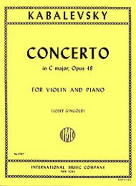 Kabalevsky | Concerto in C major, Op. 48 for violin and piano