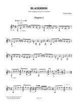 Kahn | Blackbirds for solo guitar