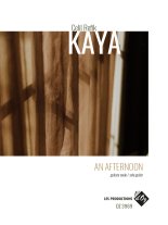 Kaya | An Afternoon for solo guitar