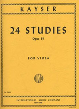 Kayser | 24 Studies Op. 55 for viola