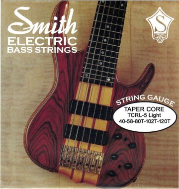 Ken Smith TCRL-5 Taper Core 5 String Bass Strings Light 40-120