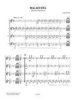 Kindle | Flamenco Inspiration - Malaguena for 4 guitars