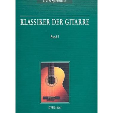 Klassiker Der Gitarre, Band 3 for solo guitar