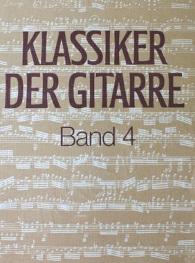 Klassiker Der Gitarre, Band 4 for solo guitar