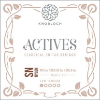 Knobloch Actives 200ASN SN Nylon LT Classical Guitar Strings, Treble Set