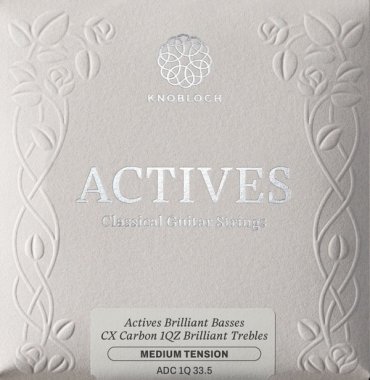 Knobloch Actives CX Carbon 1QZ MT Classical Guitar Strings ADC 1Q 33.5, Full Set