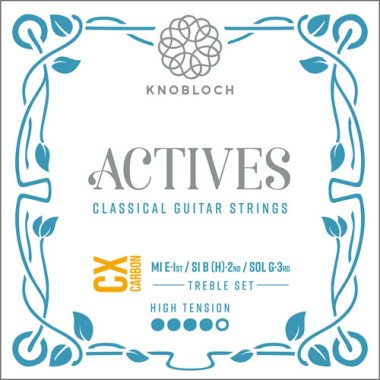Knobloch Actives CX Carbon HT Classical Guitar 500ACX Treble Set