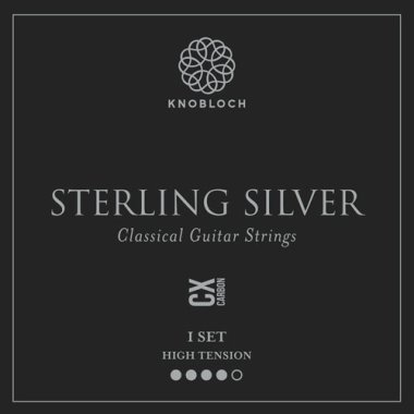 Knobloch Actives CX Carbon Pure Sterling Silver HT 500SSC, Full Set