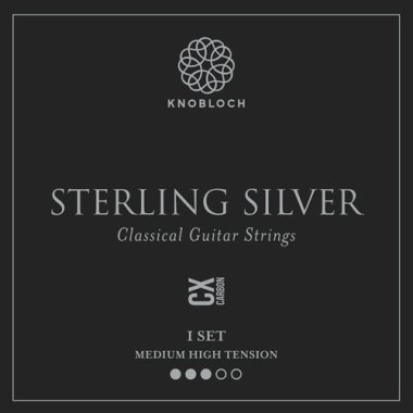 Knobloch Actives CX Carbon Pure Sterling Silver MHT 400SSC, Full Set