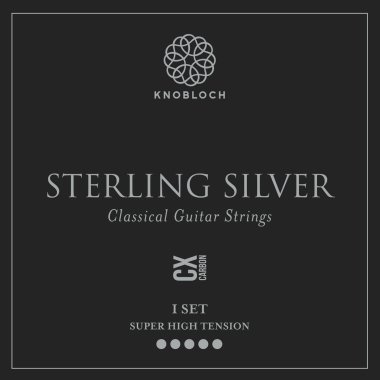 Knobloch Actives CX Carbon Pure Sterling Silver SHT 600SSC, Full Set