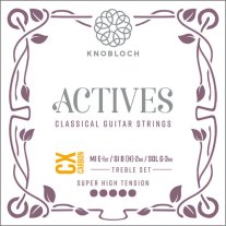 Knobloch Actives CX Carbon SHT Classical Guitar 600ACX Treble Set