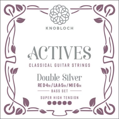 Knobloch Actives CX Carbon SHT Classical Guitar Strings 600ADS, Bass Set