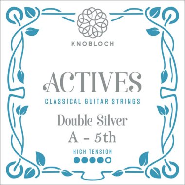 Knobloch Actives Double Silver 5th A High Tension, single string