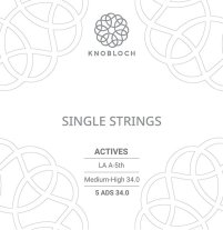 Knobloch Actives Double Silver 5th A Medium-High Tension single string