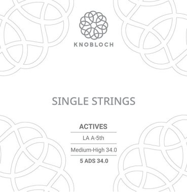 Knobloch Actives Double Silver 5th A Medium-High Tension single string