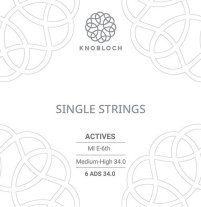 Knobloch Actives Double Silver 6th E Medium-High Tension single string