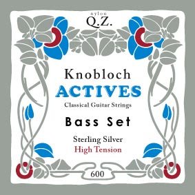 Knobloch Actives Pure Sterling Silver HT Strings 607KAS, Bass Set