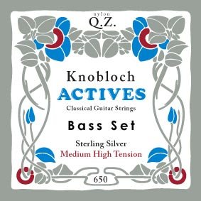 Knobloch Actives Pure Sterling Silver MHT Strings 657KAS, Bass Set