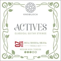 Knobloch Actives QZ Nylon MHT Classical Guitar Strings 400AQZ Treble Set
