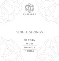 Knobloch Bio-Nylon E1 BIO 33.5 Medium Tension, Single String