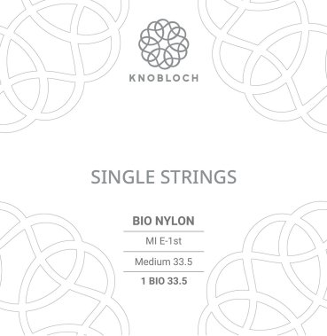 Knobloch Bio-Nylon E1 BIO 33.5 Medium Tension, Single String