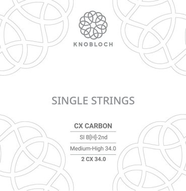 Knobloch CX Carbon 2nd B Medium-High Tension, single string