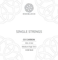 Knobloch CX Carbon 3rd G Medium-High Tension, single string
