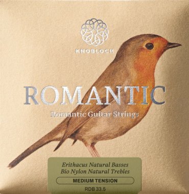 Knobloch Erithacus RDB 33.5 Romantic Guitar Bio-Nylon Medium Tension, Full Set