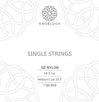 Knobloch QZ Nylon 1 QZ 33.0 Medium-Low Tension, Single String