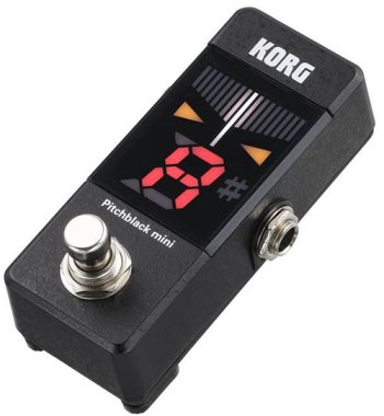 Korg PB-MINI Pitchblack mini Guitar & Bass Pedal Tuner