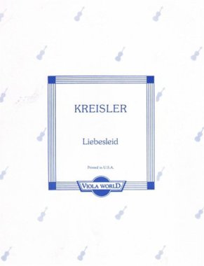 Kreisler | Liebesleid for viola & piano