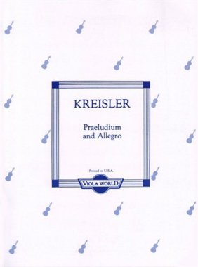 Kreisler | Praeludium and Allegro viola & piano