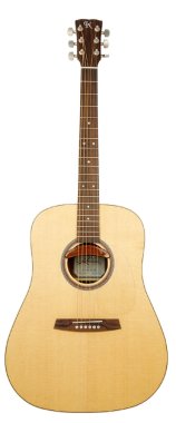Kremona M10 Solid Spruce Top Acoustic Guitar w/ Polyfoam Case & Pickup
