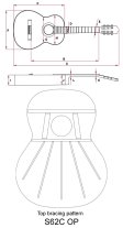 Kremona S62C OP Soloist Solid Cedar Top 7/8 Classical Guitar & Gig Bag