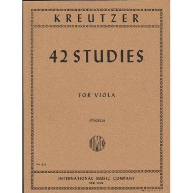 Kreutzer | 42 Studies for viola