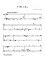 Kruisbrink | A Table for Two for guitar and flute