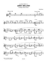 Kuhar | Adieu Roland! for solo guitar