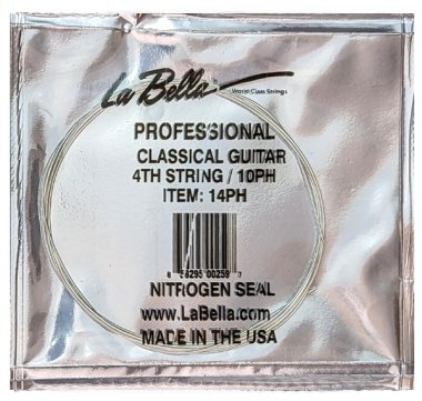 La Bella 14PH - 4th string (D) hard tension .029
