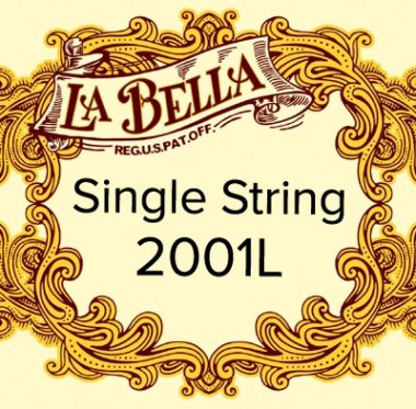 La Bella 2001 Classical 2001LT - 1st string (e) light tension .028