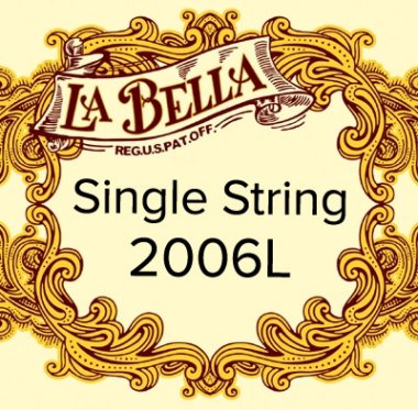 La Bella 2001 Classical 2006LT - 6th string (E) light tension .041