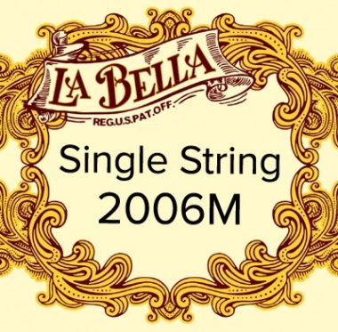 La Bella 2001 Classical 2006M - 6th string (E) medium tension .0415