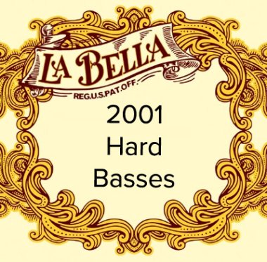 La Bella 2001 Classical HT Classical Guitar Strings, Bass Set